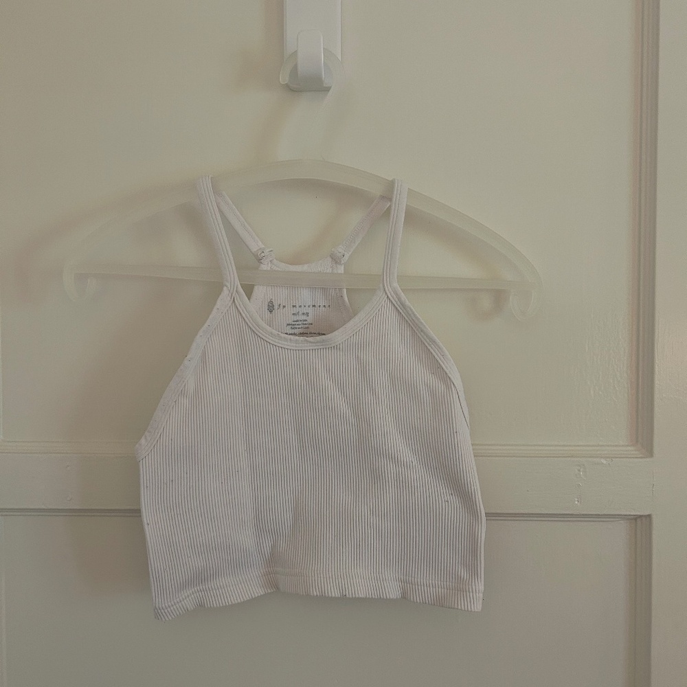 FP Movement by Free People Happiness Runs Crop Tank M/L White